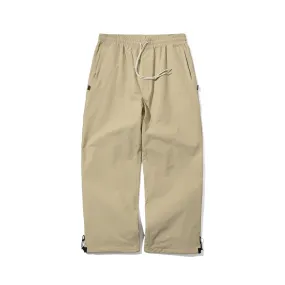 WIDE CARPENTER TRACK PANTS BEIGE