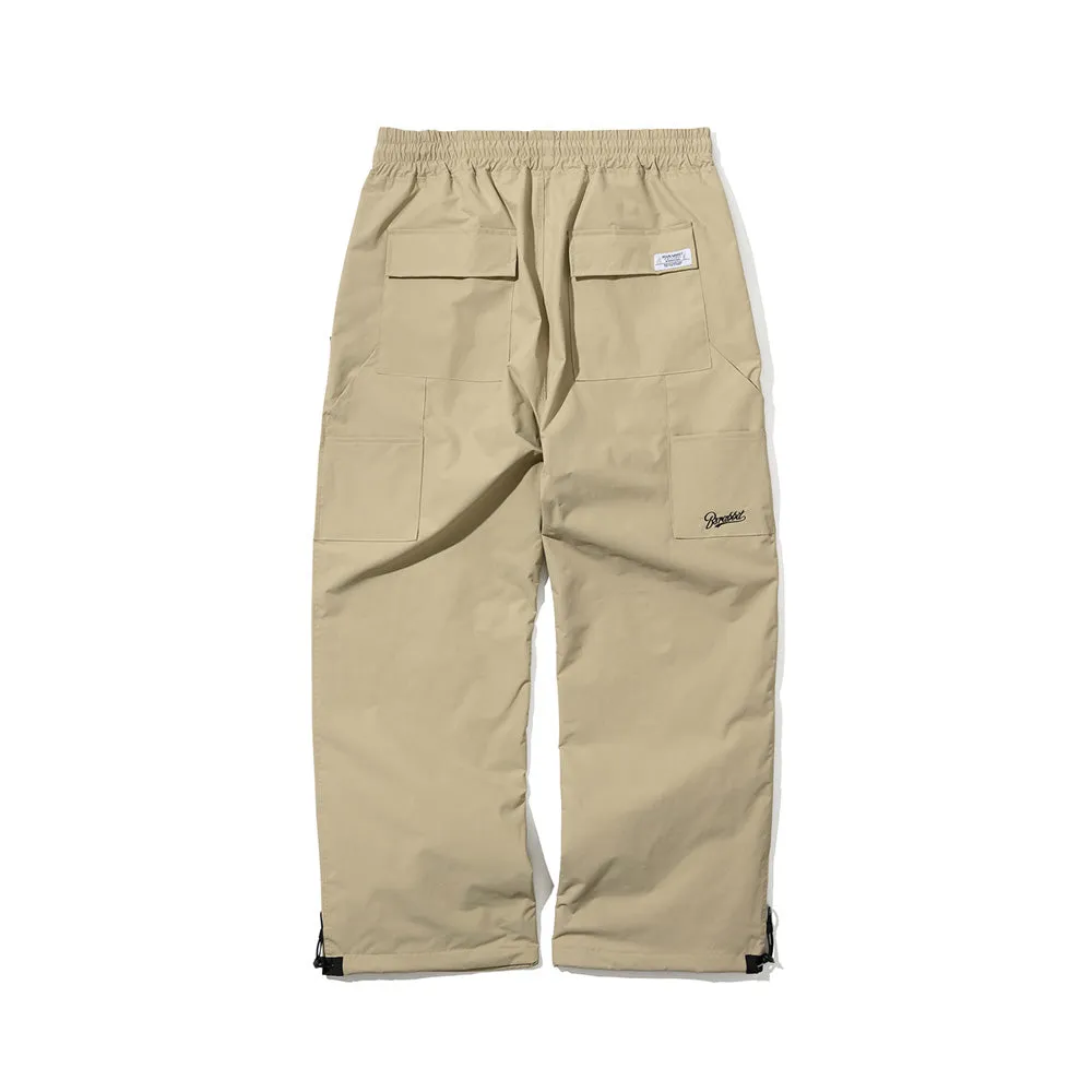 WIDE CARPENTER TRACK PANTS BEIGE
