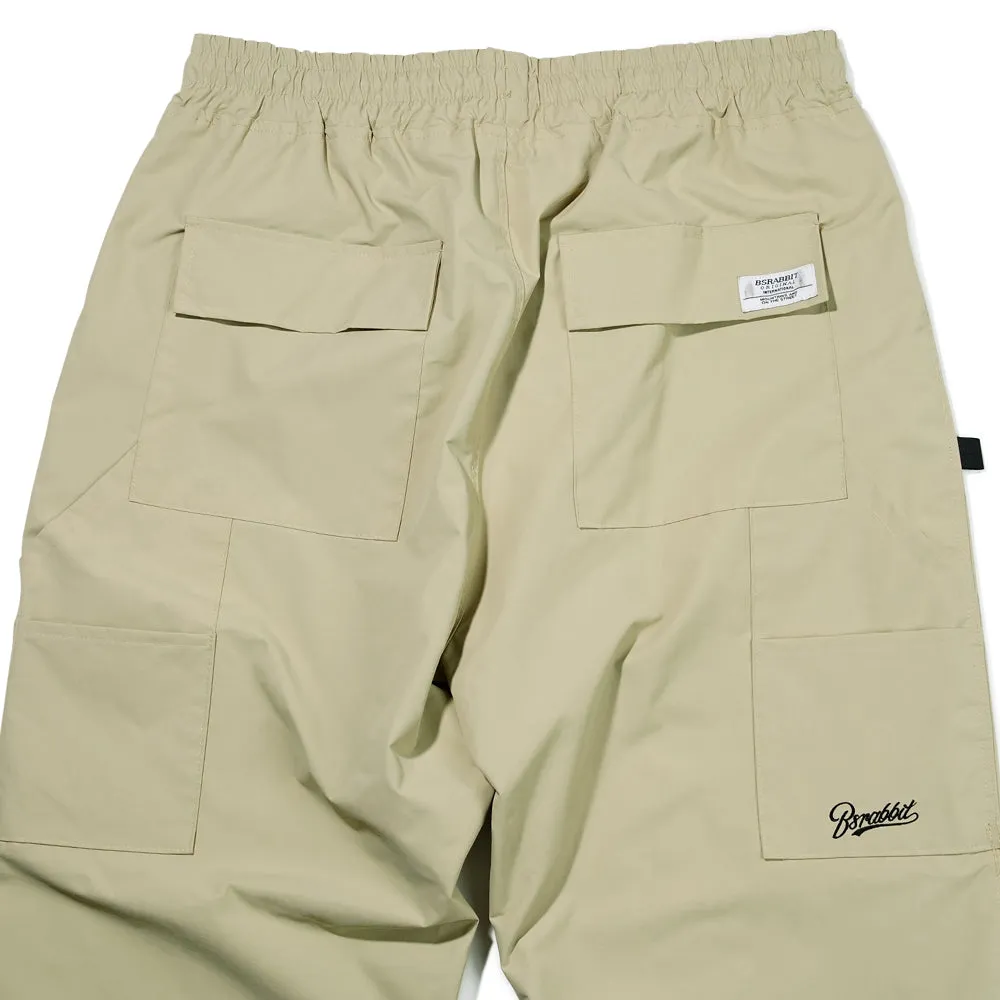 WIDE CARPENTER TRACK PANTS BEIGE