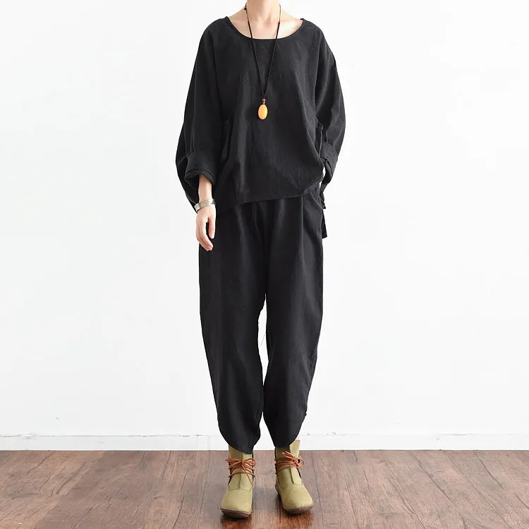 Women Autumn-winter Suits Loose Women Wide Legs ATM962511