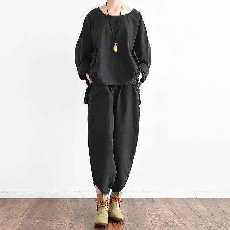 Women Autumn-winter Suits Loose Women Wide Legs ATM962511