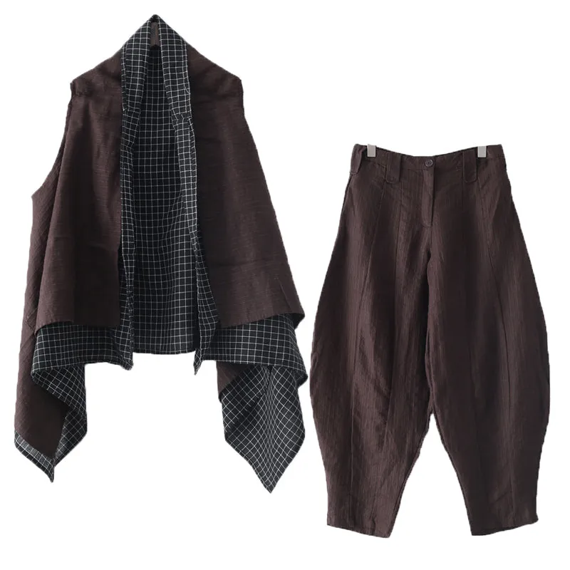 Women Autumn-winter Suits Loose Women Wide Legs ATM962511