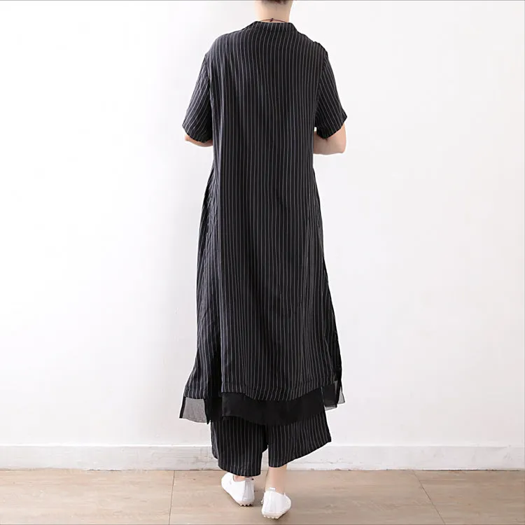 Women Summer Suits Loose Women Wide Legs ATM962319