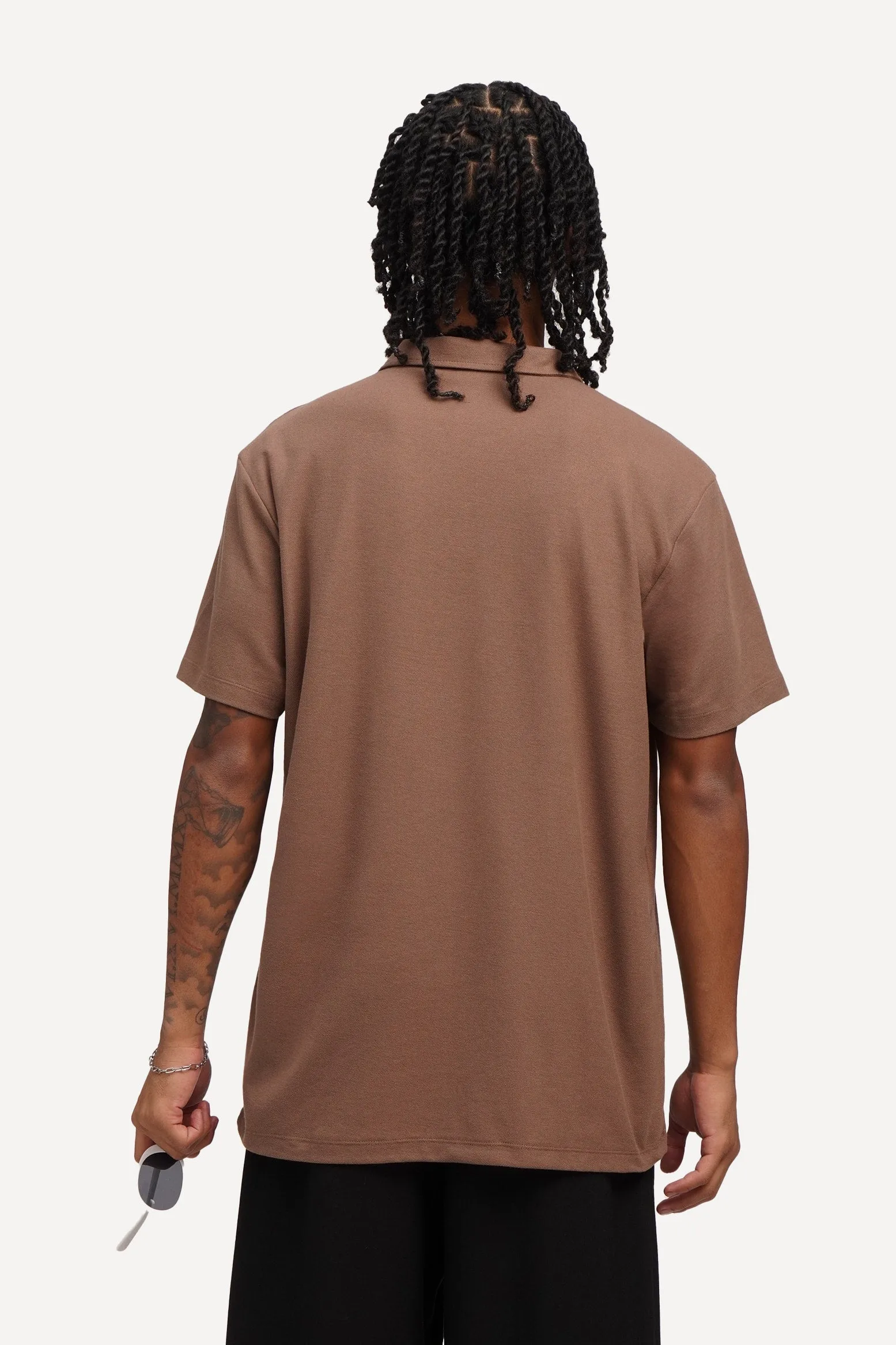 Zip-Up Polo